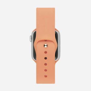 Classic Silicone Apple Watch Band – Papaya