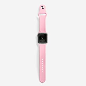 Classic Silicone Apple Watch Band – Pink