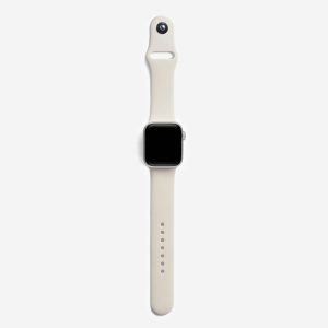 Classic Silicone Apple Watch Band – Starlight