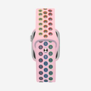 Silicone Sports Apple Watch Band – Pink/Pride