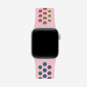 Silicone Sports Apple Watch Band – Pink/Pride