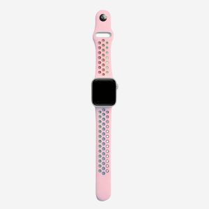 Silicone Sports Apple Watch Band – Pink/Pride