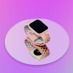 Silicone Sports Apple Watch Band – Pink/Pride
