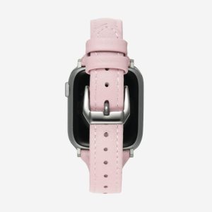 Slim Leather Apple Watch Band – Blush