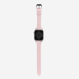 Slim Leather Apple Watch Band – Blush
