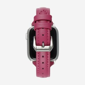 Slim Leather Apple Watch Band – Fuchsia