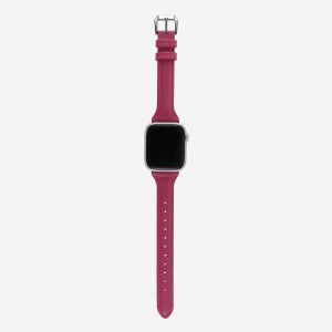Slim Leather Apple Watch Band – Fuchsia