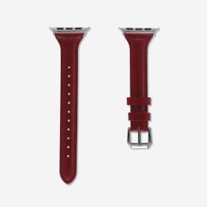 Slim Leather Apple Watch Band – Saffron