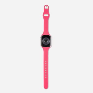 Slim Silicone Apple Watch Band – Hot Pink