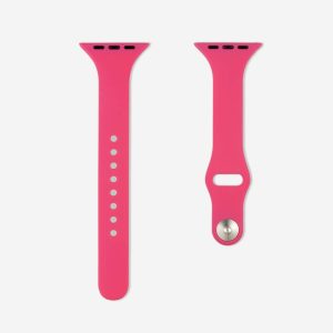 Slim Silicone Apple Watch Band – Hot Pink