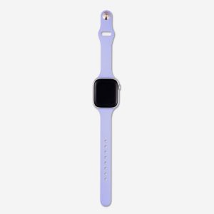 Slim Silicone Apple Watch Band – Lilac