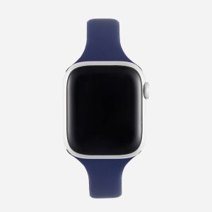 Slim Silicone Apple Watch Band – Midnight