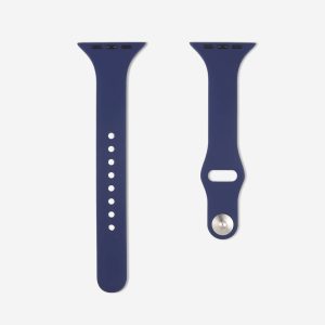 Slim Silicone Apple Watch Band – Midnight