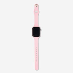Slim Silicone Apple Watch Band – Pink