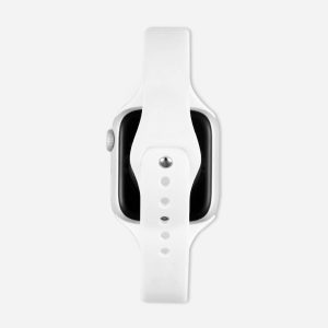 Slim Silicone Apple Watch Band – White