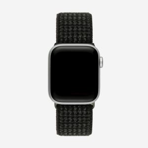 Sport Loop Apple Watch Band – Black / Platinum