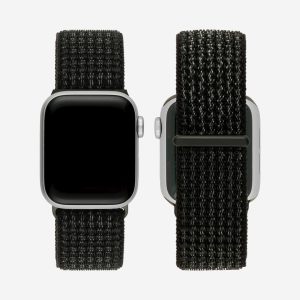 Sport Loop Apple Watch Band – Black / Platinum