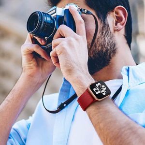 Bondi Nylon Loop Apple Watch Band – Ruby