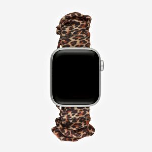 Scrunchie Apple Watch Band – Leopard Lover
