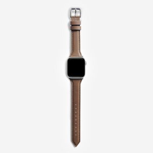 Slim Leather Apple Watch Band – Oyster